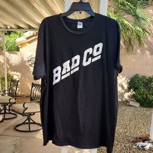 US Blank BAD CO 2019 US Tour Black Tee Mens 3XL